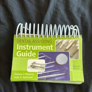 Green and Blue Dental Assisting Instrument Guide